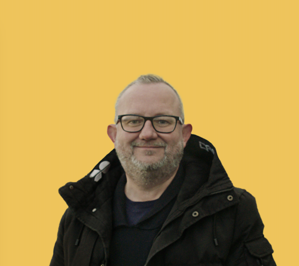 Picture of one of our couriers, Kevin