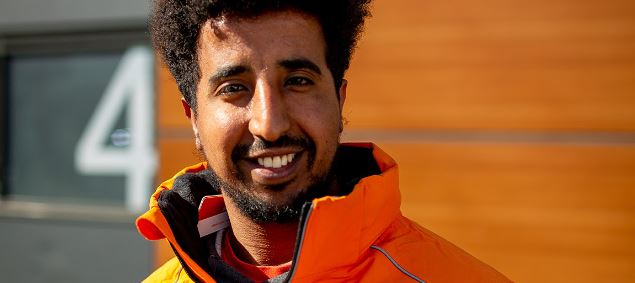 A picture of a Just Eat courier